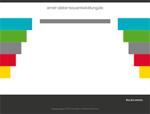 Tablet Screenshot of ernst-abbe-bauentwicklung.de